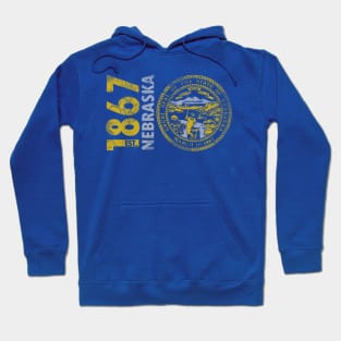 Retro 1867 Nebraska State Flag Hoodie